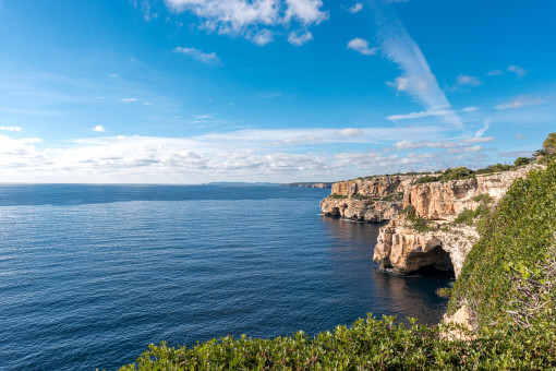 Vistas al mar y los acantilados