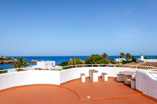 Azotea con vistas al mar