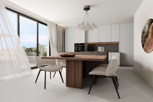 Cocina y comedor