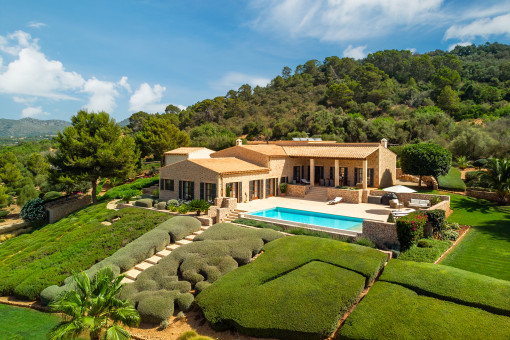 Maravillosa finca con vistas a las montañas y al paisajes en Sant Llorenç des Cardassar