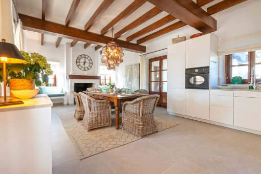 Comedor con cocina
