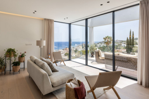 Ático dúplex de nueva construcción con azotea privada, piscina y fantásticas vistas al mar en San Agustín