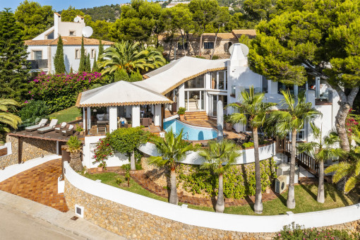 Villa única con vistas al puerto de Port d'Andratx
