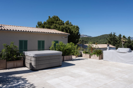 Terraza en la azotea con vistas panorámicas