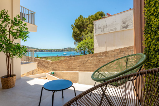 Terraza con vistas