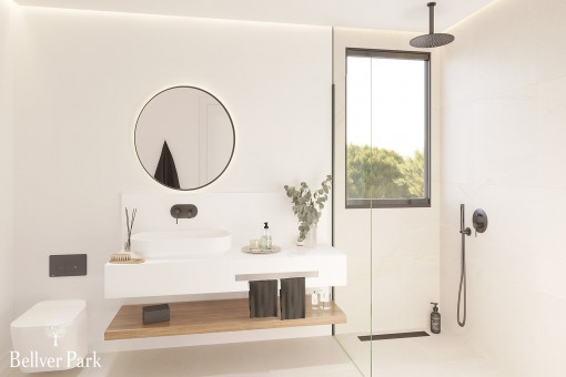 Uno de 2 baños