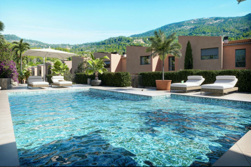 Nuevas casas adosadas con piscina en Esporles