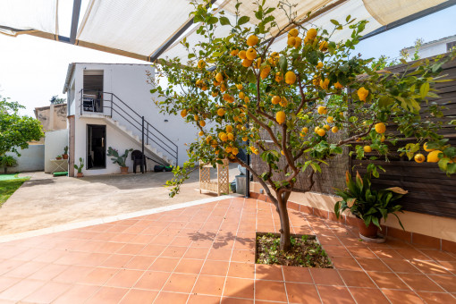Casa de pueblo en Alaró con vistas a las montañas y jardín