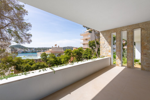 Spacious terrace