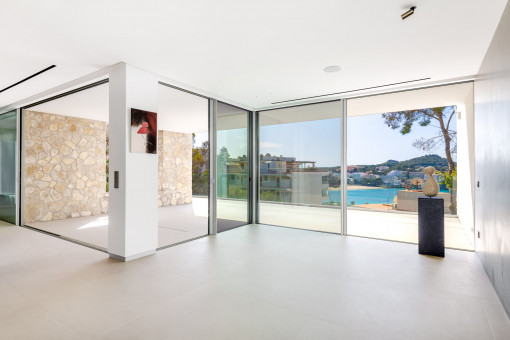 Open-plan living area