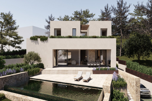 Villa con piscin aen Cas Catalá
