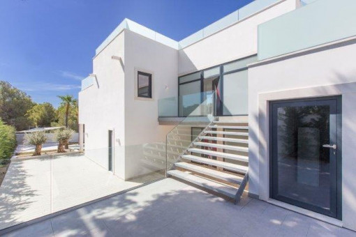 Vista exterior de la villa