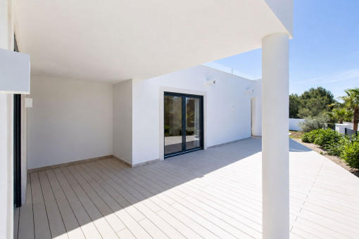 Vista exterior de la villa