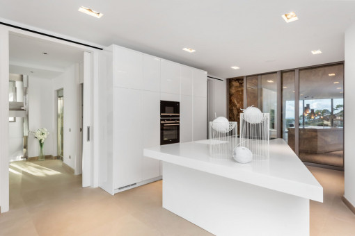 Large kitchen island