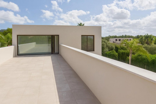 Terraza en el primer piso