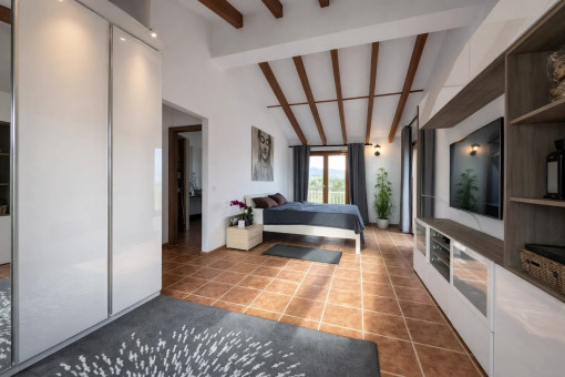 Fourth of five bedrooms