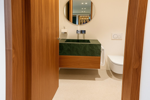 Baño en el gimnasio