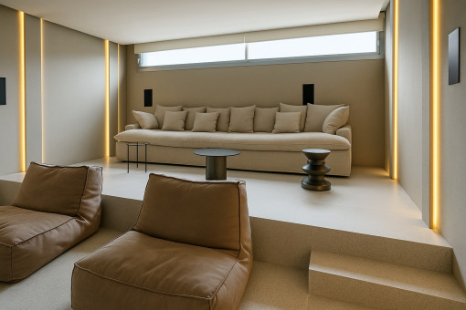 Cine en casa en la planta baja