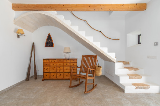 Escalera con detalles