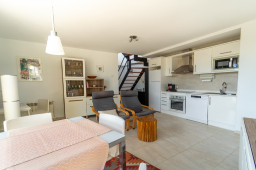 Salón, comedor y cocina
