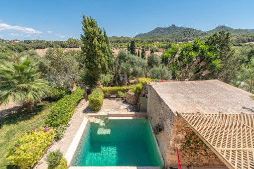 Piscina con vistas panoramicas