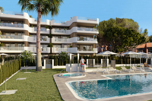 Piso moderno y elegante de 3 dormitorios con amplias zonas al aire libre en Cala Lliteres