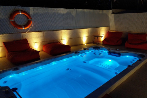 Jacuzzi ambiente nocturno Casa 1