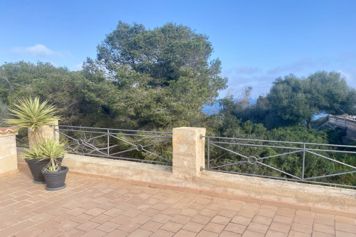 Azotea con vista al mar