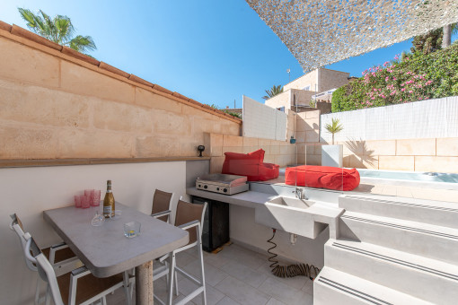 Zona de barbacoa Casa 1