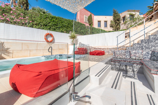 Solarium con zona chillout
