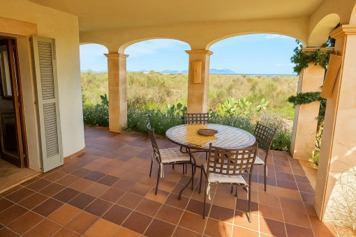 Vista hacia la bahía de Alcudia
