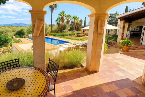 Vista desde la terraza del ala de invitados