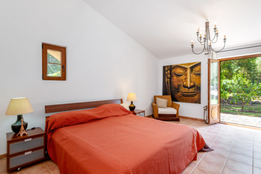 Tercer dormitorio en el ala derecha