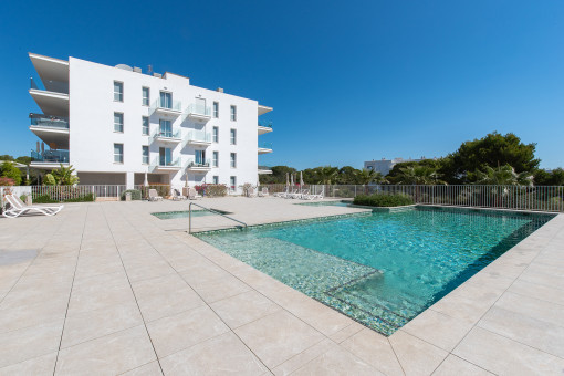 Complejo residencial bien cuidado en Cala d'Or