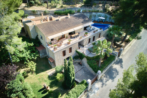Vista Exterior de la Villa