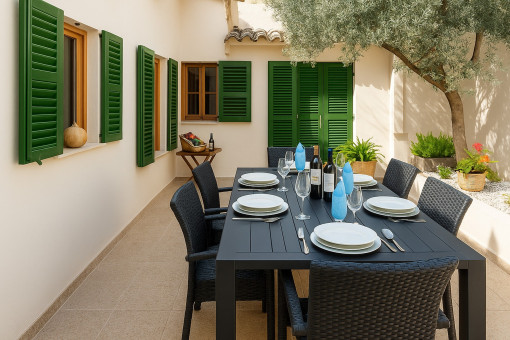 Área de comer en ambiente privado