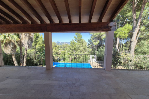Terraza con vistas