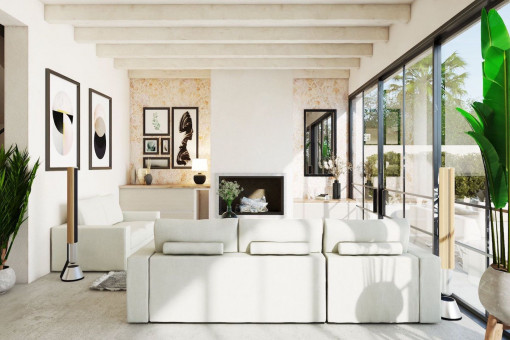 Salón luminoso