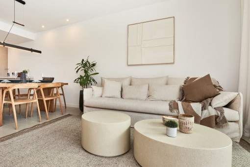 Luminoso salón-comedor