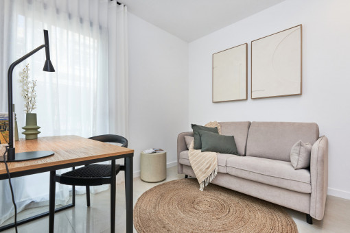 Oficina / uno de los tres dormitorios