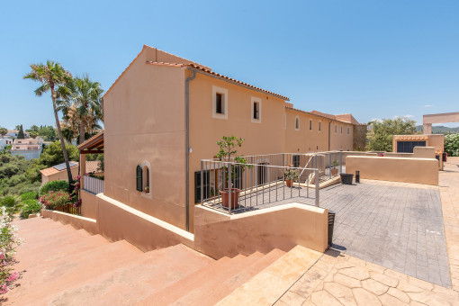 Casa al final de la terraza