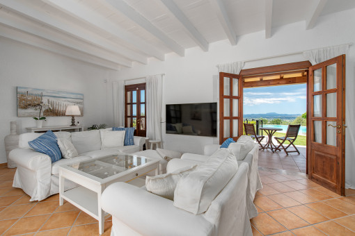 Salón con vistas