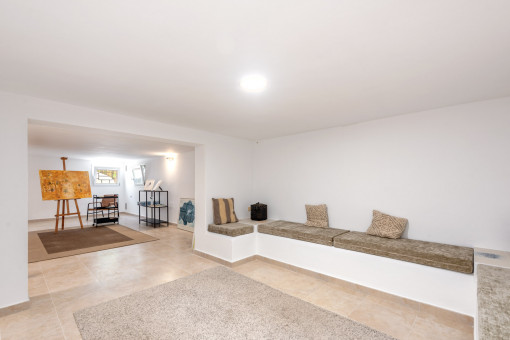 Sala de TV en la planta baja