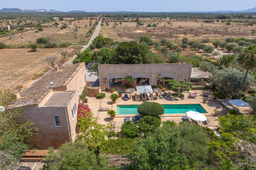 Finca desde arriba
