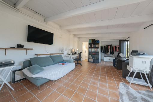Tercer dormitorio de la casa principal (despacho)