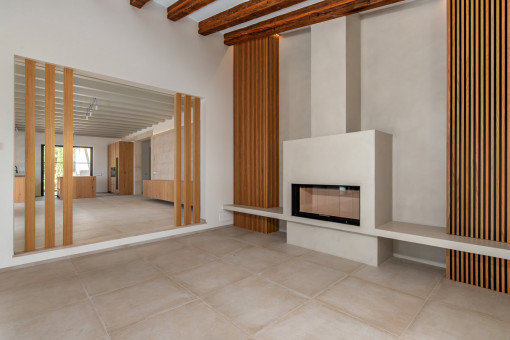 Salón-comedor abierto 