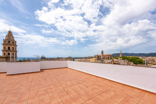 Terraza comunitaria con vistas panorámicas increíbles