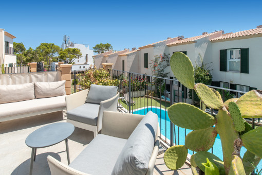 Terraza con zona chillout