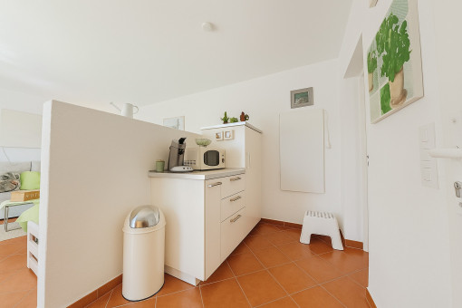 Entrada del apartamento en planta baja