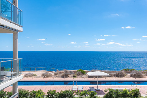 Vistas al mar desde la terraza